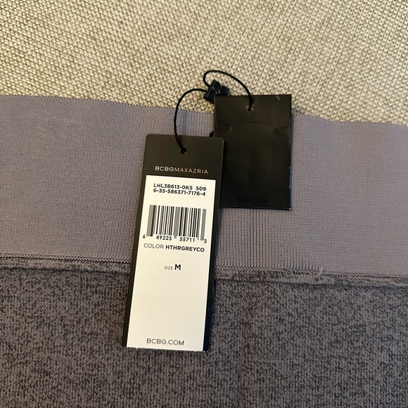 NWT BCBGMaxAzria Black Grey Gradient Ombre Bandage Stretch Mini Skirt Size M - Picture 4 of 5